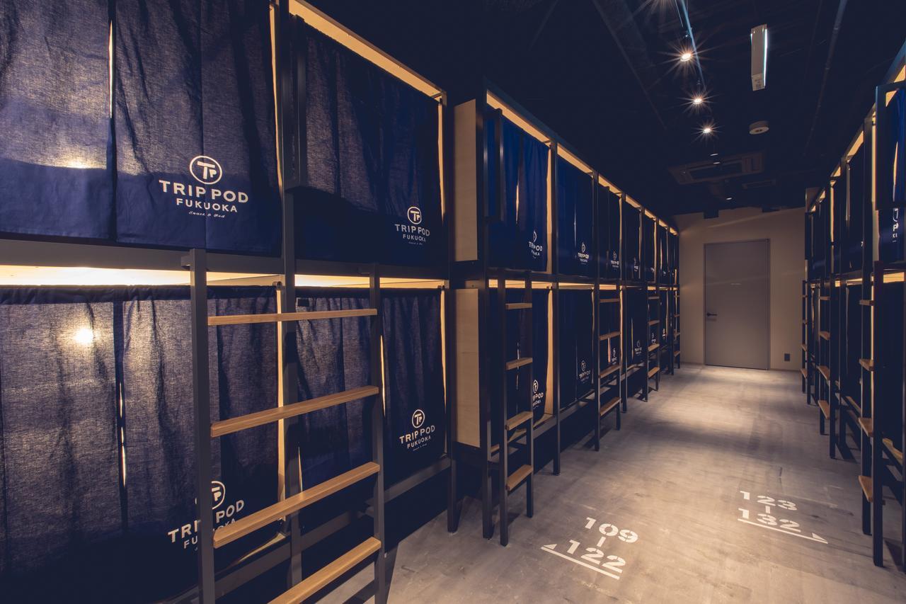 Trip Pod Fukuoka -Snack & Bed- Hostel Hakata  Ngoại thất bức ảnh